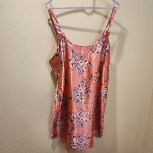 Sante Classics Pink Satin Vintage Slip dress size 2X